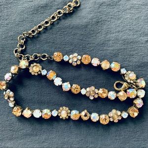 Sorrelli Classic Flower Tennis Crystal Necklace